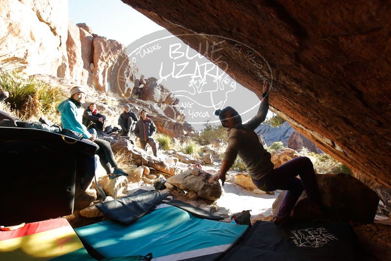 Bouldering in Hueco Tanks on 12/29/2019 with Blue Lizard Climbing and Yoga

Filename: SRM_20191229_1654191.jpg
Aperture: f/5.6
Shutter Speed: 1/320
Body: Canon EOS-1D Mark II
Lens: Canon EF 16-35mm f/2.8 L