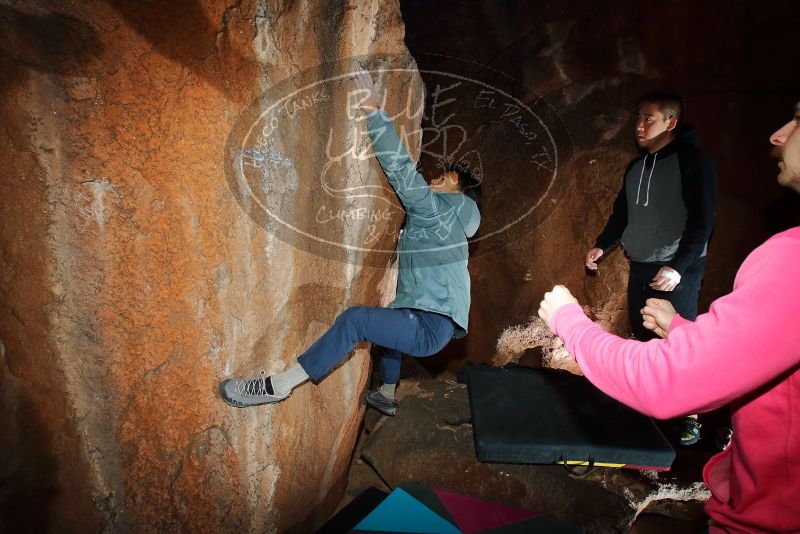 Bouldering in Hueco Tanks on 12/30/2019 with Blue Lizard Climbing and Yoga

Filename: SRM_20191230_1119310.jpg
Aperture: f/6.3
Shutter Speed: 1/250
Body: Canon EOS-1D Mark II
Lens: Canon EF 16-35mm f/2.8 L