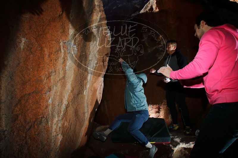 Bouldering in Hueco Tanks on 12/30/2019 with Blue Lizard Climbing and Yoga

Filename: SRM_20191230_1124230.jpg
Aperture: f/6.3
Shutter Speed: 1/250
Body: Canon EOS-1D Mark II
Lens: Canon EF 16-35mm f/2.8 L