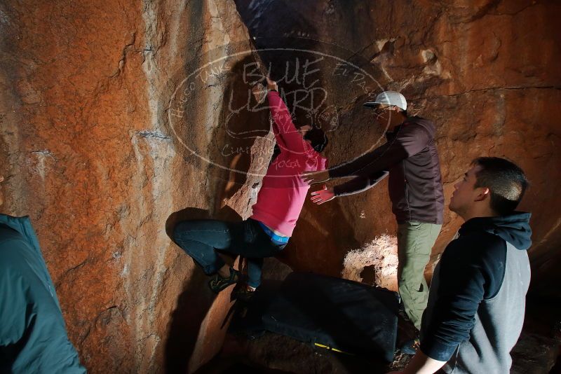 Bouldering in Hueco Tanks on 12/30/2019 with Blue Lizard Climbing and Yoga

Filename: SRM_20191230_1144020.jpg
Aperture: f/5.6
Shutter Speed: 1/250
Body: Canon EOS-1D Mark II
Lens: Canon EF 16-35mm f/2.8 L