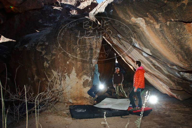 Bouldering in Hueco Tanks on 12/30/2019 with Blue Lizard Climbing and Yoga

Filename: SRM_20191230_1152380.jpg
Aperture: f/5.6
Shutter Speed: 1/250
Body: Canon EOS-1D Mark II
Lens: Canon EF 16-35mm f/2.8 L