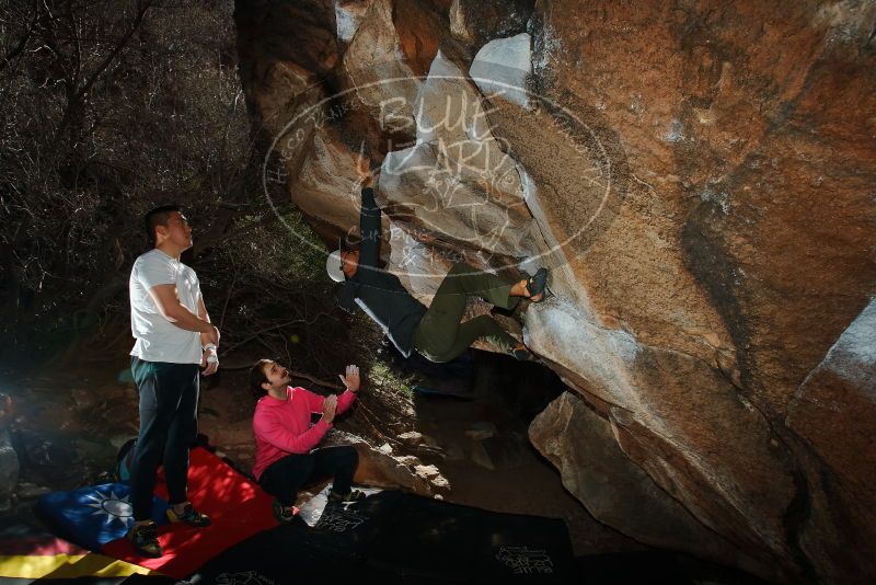 Bouldering in Hueco Tanks on 12/30/2019 with Blue Lizard Climbing and Yoga

Filename: SRM_20191230_1221260.jpg
Aperture: f/8.0
Shutter Speed: 1/250
Body: Canon EOS-1D Mark II
Lens: Canon EF 16-35mm f/2.8 L