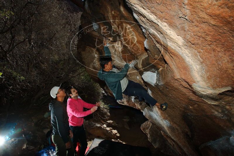 Bouldering in Hueco Tanks on 12/30/2019 with Blue Lizard Climbing and Yoga

Filename: SRM_20191230_1225440.jpg
Aperture: f/8.0
Shutter Speed: 1/250
Body: Canon EOS-1D Mark II
Lens: Canon EF 16-35mm f/2.8 L