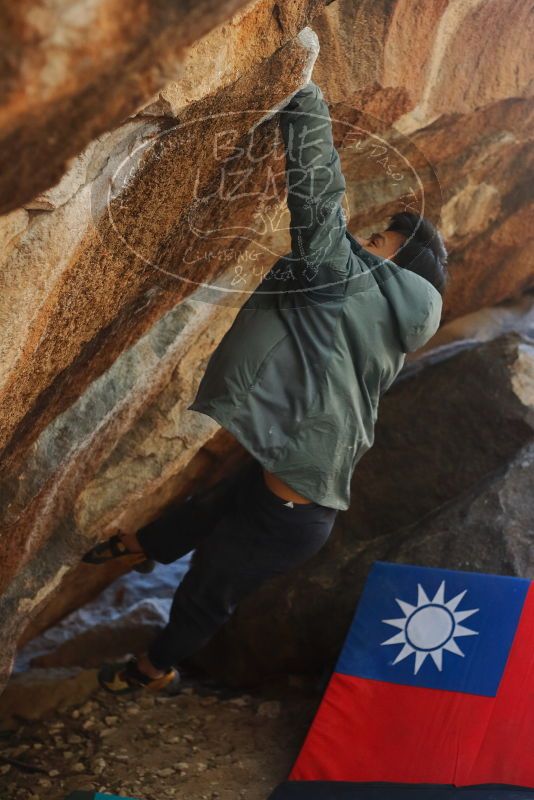 Bouldering in Hueco Tanks on 12/30/2019 with Blue Lizard Climbing and Yoga

Filename: SRM_20191230_1307110.jpg
Aperture: f/2.8
Shutter Speed: 1/400
Body: Canon EOS-1D Mark II
Lens: Canon EF 50mm f/1.8 II