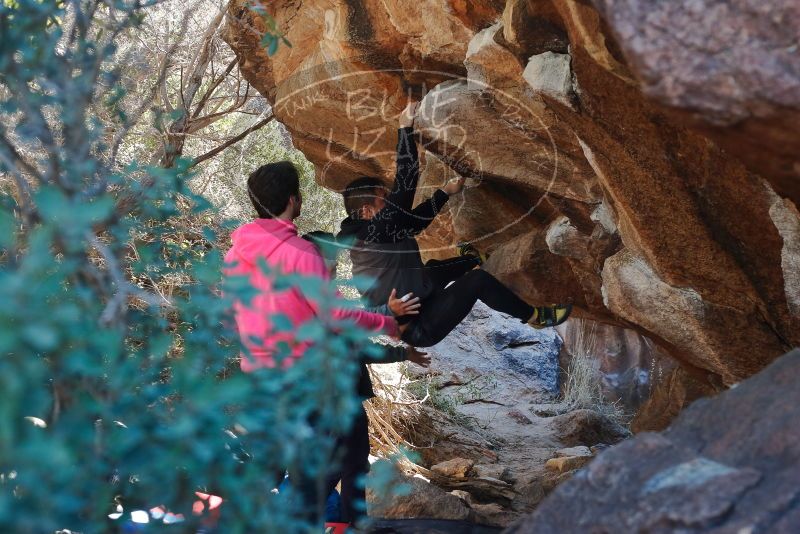 Bouldering in Hueco Tanks on 12/30/2019 with Blue Lizard Climbing and Yoga

Filename: SRM_20191230_1308420.jpg
Aperture: f/4.0
Shutter Speed: 1/250
Body: Canon EOS-1D Mark II
Lens: Canon EF 50mm f/1.8 II