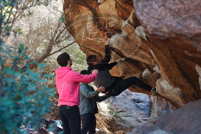 Bouldering in Hueco Tanks on 12/30/2019 with Blue Lizard Climbing and Yoga

Filename: SRM_20191230_1308430.jpg
Aperture: f/4.0
Shutter Speed: 1/250
Body: Canon EOS-1D Mark II
Lens: Canon EF 50mm f/1.8 II