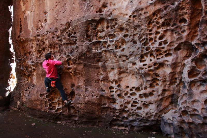 Bouldering in Hueco Tanks on 12/30/2019 with Blue Lizard Climbing and Yoga

Filename: SRM_20191230_1503060.jpg
Aperture: f/3.5
Shutter Speed: 1/100
Body: Canon EOS-1D Mark II
Lens: Canon EF 16-35mm f/2.8 L