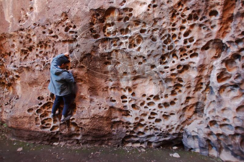 Bouldering in Hueco Tanks on 12/30/2019 with Blue Lizard Climbing and Yoga

Filename: SRM_20191230_1512290.jpg
Aperture: f/2.8
Shutter Speed: 1/100
Body: Canon EOS-1D Mark II
Lens: Canon EF 16-35mm f/2.8 L