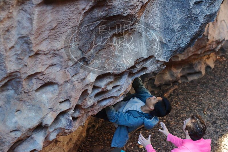 Bouldering in Hueco Tanks on 12/30/2019 with Blue Lizard Climbing and Yoga

Filename: SRM_20191230_1630050.jpg
Aperture: f/3.5
Shutter Speed: 1/250
Body: Canon EOS-1D Mark II
Lens: Canon EF 50mm f/1.8 II