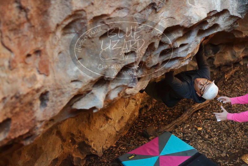Bouldering in Hueco Tanks on 12/30/2019 with Blue Lizard Climbing and Yoga

Filename: SRM_20191230_1641270.jpg
Aperture: f/2.2
Shutter Speed: 1/250
Body: Canon EOS-1D Mark II
Lens: Canon EF 50mm f/1.8 II
