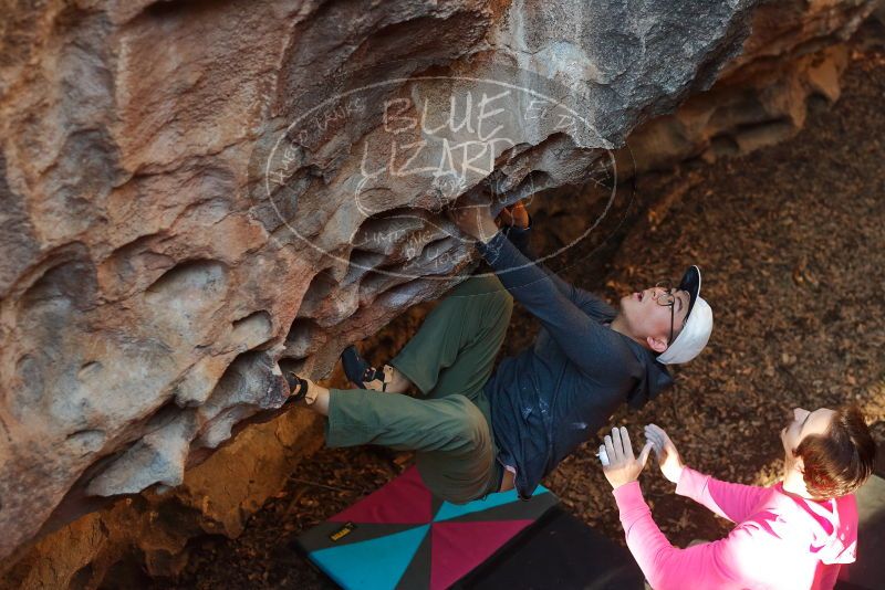 Bouldering in Hueco Tanks on 12/30/2019 with Blue Lizard Climbing and Yoga

Filename: SRM_20191230_1645050.jpg
Aperture: f/3.2
Shutter Speed: 1/200
Body: Canon EOS-1D Mark II
Lens: Canon EF 50mm f/1.8 II