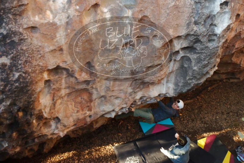 Bouldering in Hueco Tanks on 12/30/2019 with Blue Lizard Climbing and Yoga

Filename: SRM_20191230_1652290.jpg
Aperture: f/3.2
Shutter Speed: 1/200
Body: Canon EOS-1D Mark II
Lens: Canon EF 16-35mm f/2.8 L
