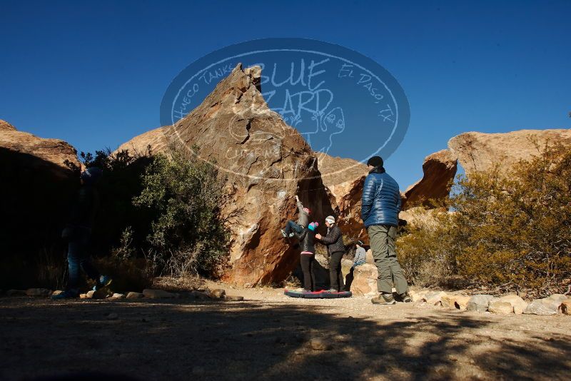 Bouldering in Hueco Tanks on 12/31/2019 with Blue Lizard Climbing and Yoga

Filename: SRM_20191231_1048020.jpg
Aperture: f/10.0
Shutter Speed: 1/320
Body: Canon EOS-1D Mark II
Lens: Canon EF 16-35mm f/2.8 L