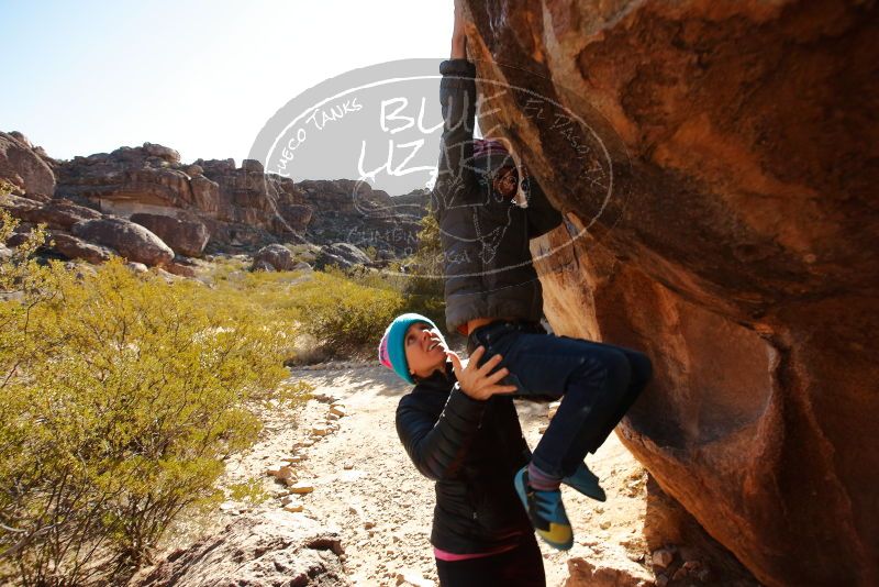 Bouldering in Hueco Tanks on 12/31/2019 with Blue Lizard Climbing and Yoga

Filename: SRM_20191231_1104010.jpg
Aperture: f/5.0
Shutter Speed: 1/320
Body: Canon EOS-1D Mark II
Lens: Canon EF 16-35mm f/2.8 L