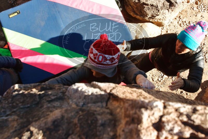 Bouldering in Hueco Tanks on 12/31/2019 with Blue Lizard Climbing and Yoga

Filename: SRM_20191231_1114480.jpg
Aperture: f/8.0
Shutter Speed: 1/320
Body: Canon EOS-1D Mark II
Lens: Canon EF 16-35mm f/2.8 L
