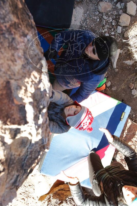 Bouldering in Hueco Tanks on 12/31/2019 with Blue Lizard Climbing and Yoga

Filename: SRM_20191231_1114550.jpg
Aperture: f/5.0
Shutter Speed: 1/320
Body: Canon EOS-1D Mark II
Lens: Canon EF 16-35mm f/2.8 L