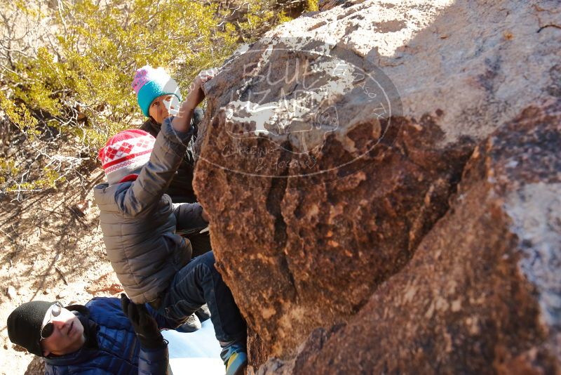 Bouldering in Hueco Tanks on 12/31/2019 with Blue Lizard Climbing and Yoga

Filename: SRM_20191231_1115430.jpg
Aperture: f/5.0
Shutter Speed: 1/320
Body: Canon EOS-1D Mark II
Lens: Canon EF 16-35mm f/2.8 L
