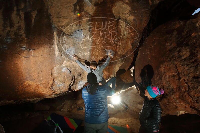 Bouldering in Hueco Tanks on 12/31/2019 with Blue Lizard Climbing and Yoga

Filename: SRM_20191231_1158290.jpg
Aperture: f/8.0
Shutter Speed: 1/250
Body: Canon EOS-1D Mark II
Lens: Canon EF 16-35mm f/2.8 L
