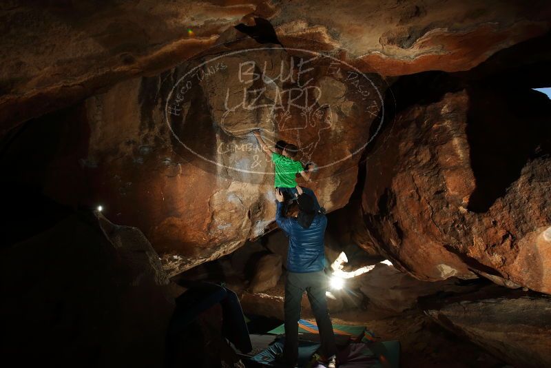 Bouldering in Hueco Tanks on 12/31/2019 with Blue Lizard Climbing and Yoga

Filename: SRM_20191231_1250360.jpg
Aperture: f/8.0
Shutter Speed: 1/250
Body: Canon EOS-1D Mark II
Lens: Canon EF 16-35mm f/2.8 L