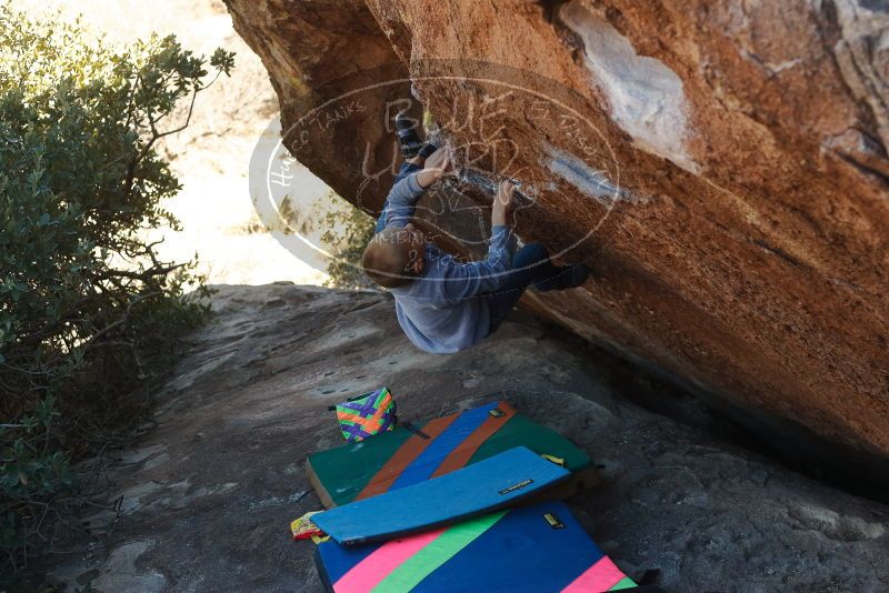 Bouldering in Hueco Tanks on 12/31/2019 with Blue Lizard Climbing and Yoga

Filename: SRM_20191231_1415270.jpg
Aperture: f/3.5
Shutter Speed: 1/250
Body: Canon EOS-1D Mark II
Lens: Canon EF 50mm f/1.8 II