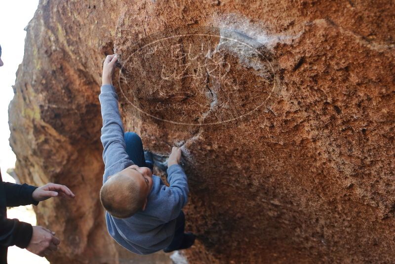 Bouldering in Hueco Tanks on 12/31/2019 with Blue Lizard Climbing and Yoga

Filename: SRM_20191231_1420250.jpg
Aperture: f/2.8
Shutter Speed: 1/250
Body: Canon EOS-1D Mark II
Lens: Canon EF 50mm f/1.8 II