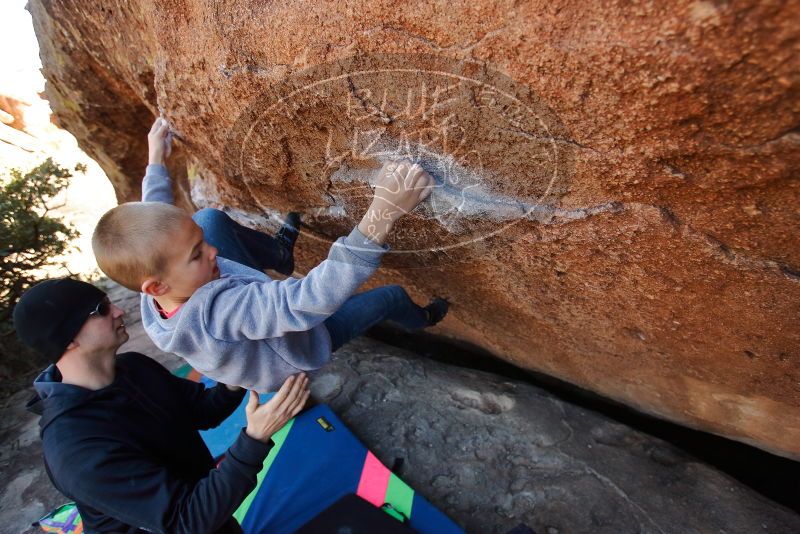 Bouldering in Hueco Tanks on 12/31/2019 with Blue Lizard Climbing and Yoga

Filename: SRM_20191231_1447000.jpg
Aperture: f/4.0
Shutter Speed: 1/320
Body: Canon EOS-1D Mark II
Lens: Canon EF 16-35mm f/2.8 L