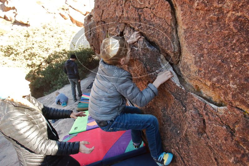 Bouldering in Hueco Tanks on 12/31/2019 with Blue Lizard Climbing and Yoga

Filename: SRM_20191231_1508120.jpg
Aperture: f/6.3
Shutter Speed: 1/250
Body: Canon EOS-1D Mark II
Lens: Canon EF 16-35mm f/2.8 L