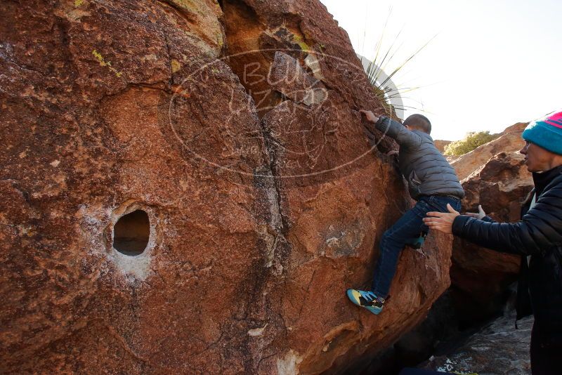 Bouldering in Hueco Tanks on 12/31/2019 with Blue Lizard Climbing and Yoga

Filename: SRM_20191231_1508240.jpg
Aperture: f/9.0
Shutter Speed: 1/250
Body: Canon EOS-1D Mark II
Lens: Canon EF 16-35mm f/2.8 L
