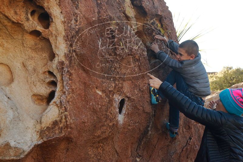 Bouldering in Hueco Tanks on 12/31/2019 with Blue Lizard Climbing and Yoga

Filename: SRM_20191231_1508470.jpg
Aperture: f/6.3
Shutter Speed: 1/250
Body: Canon EOS-1D Mark II
Lens: Canon EF 50mm f/1.8 II