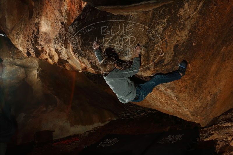 Bouldering in Hueco Tanks on 12/31/2019 with Blue Lizard Climbing and Yoga

Filename: SRM_20191231_1722070.jpg
Aperture: f/8.0
Shutter Speed: 1/250
Body: Canon EOS-1D Mark II
Lens: Canon EF 16-35mm f/2.8 L