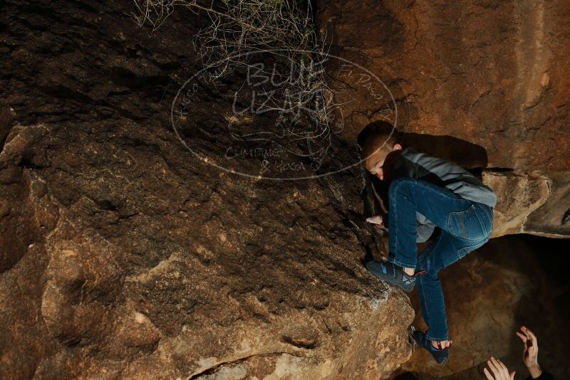 Bouldering in Hueco Tanks on 12/31/2019 with Blue Lizard Climbing and Yoga

Filename: SRM_20191231_1727130.jpg
Aperture: f/5.6
Shutter Speed: 1/250
Body: Canon EOS-1D Mark II
Lens: Canon EF 50mm f/1.8 II