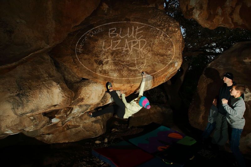 Bouldering in Hueco Tanks on 12/31/2019 with Blue Lizard Climbing and Yoga

Filename: SRM_20191231_1737270.jpg
Aperture: f/5.6
Shutter Speed: 1/250
Body: Canon EOS-1D Mark II
Lens: Canon EF 16-35mm f/2.8 L