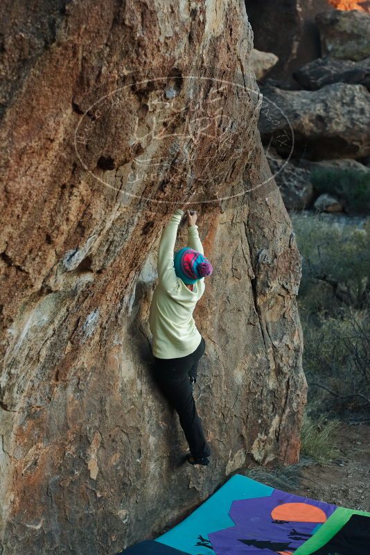 Bouldering in Hueco Tanks on 12/31/2019 with Blue Lizard Climbing and Yoga

Filename: SRM_20191231_1813460.jpg
Aperture: f/3.5
Shutter Speed: 1/250
Body: Canon EOS-1D Mark II
Lens: Canon EF 50mm f/1.8 II