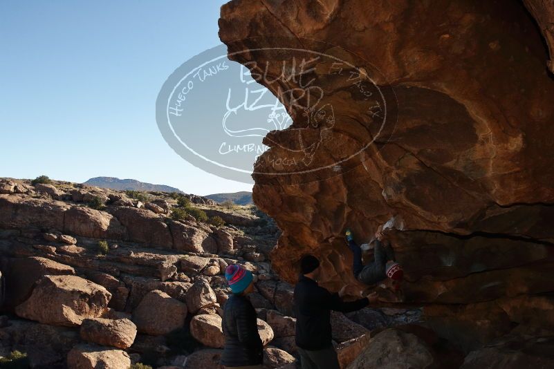Bouldering in Hueco Tanks on 01/01/2020 with Blue Lizard Climbing and Yoga

Filename: SRM_20200101_1051450.jpg
Aperture: f/8.0
Shutter Speed: 1/250
Body: Canon EOS-1D Mark II
Lens: Canon EF 16-35mm f/2.8 L