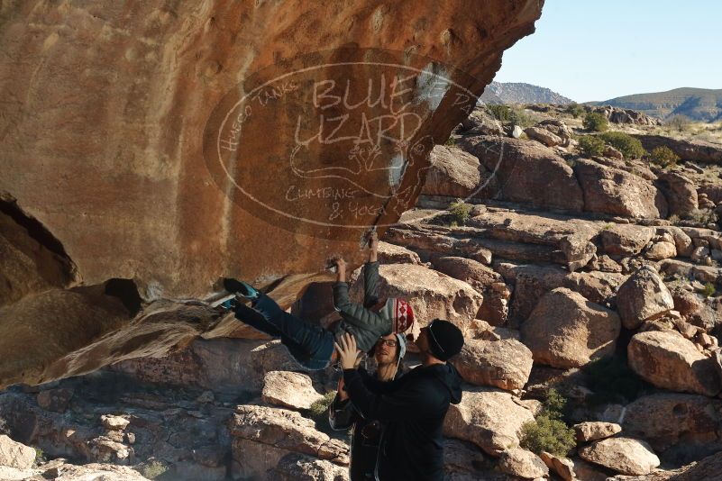 Bouldering in Hueco Tanks on 01/01/2020 with Blue Lizard Climbing and Yoga

Filename: SRM_20200101_1142300.jpg
Aperture: f/8.0
Shutter Speed: 1/250
Body: Canon EOS-1D Mark II
Lens: Canon EF 50mm f/1.8 II