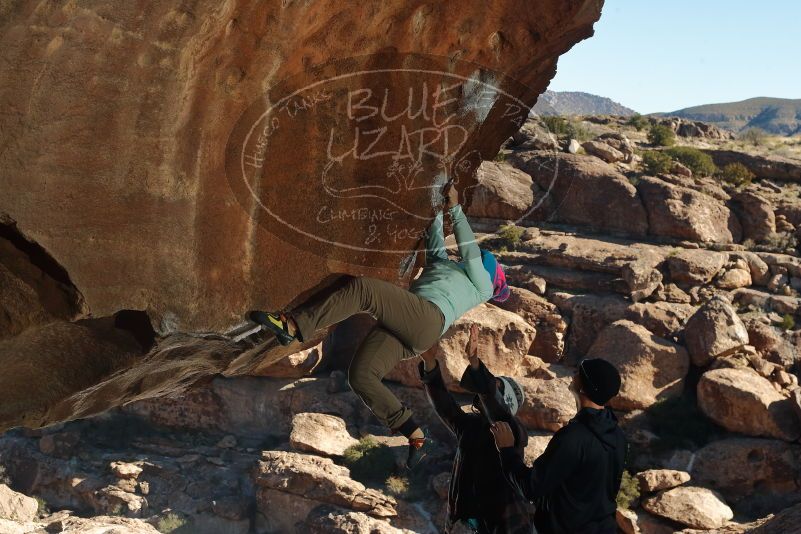 Bouldering in Hueco Tanks on 01/01/2020 with Blue Lizard Climbing and Yoga

Filename: SRM_20200101_1144150.jpg
Aperture: f/8.0
Shutter Speed: 1/250
Body: Canon EOS-1D Mark II
Lens: Canon EF 50mm f/1.8 II