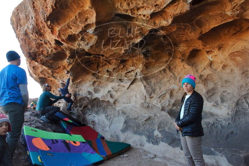 Bouldering in Hueco Tanks on 01/01/2020 with Blue Lizard Climbing and Yoga

Filename: SRM_20200101_1455550.jpg
Aperture: f/5.6
Shutter Speed: 1/250
Body: Canon EOS-1D Mark II
Lens: Canon EF 16-35mm f/2.8 L