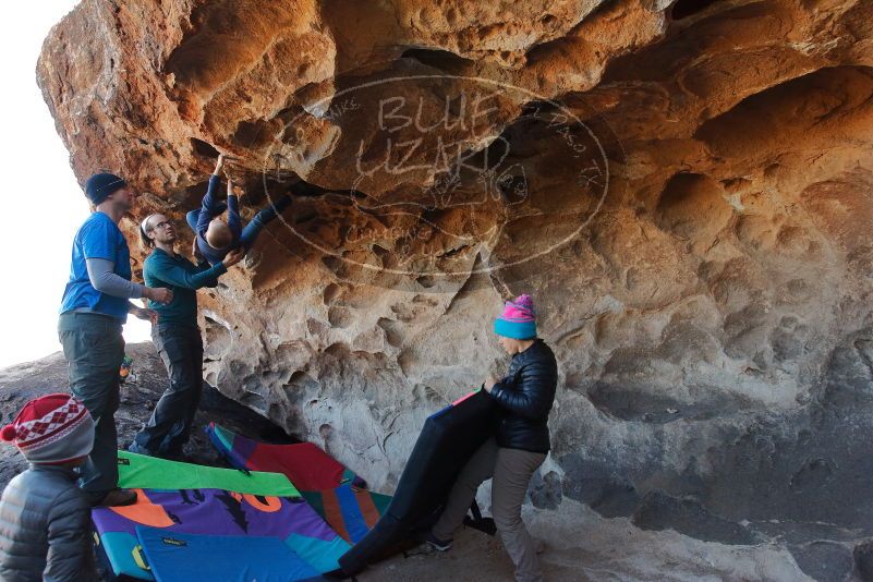 Bouldering in Hueco Tanks on 01/01/2020 with Blue Lizard Climbing and Yoga

Filename: SRM_20200101_1456280.jpg
Aperture: f/5.6
Shutter Speed: 1/250
Body: Canon EOS-1D Mark II
Lens: Canon EF 16-35mm f/2.8 L