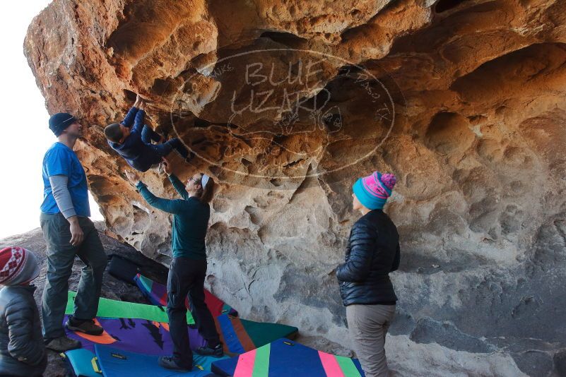 Bouldering in Hueco Tanks on 01/01/2020 with Blue Lizard Climbing and Yoga

Filename: SRM_20200101_1458160.jpg
Aperture: f/5.6
Shutter Speed: 1/250
Body: Canon EOS-1D Mark II
Lens: Canon EF 16-35mm f/2.8 L