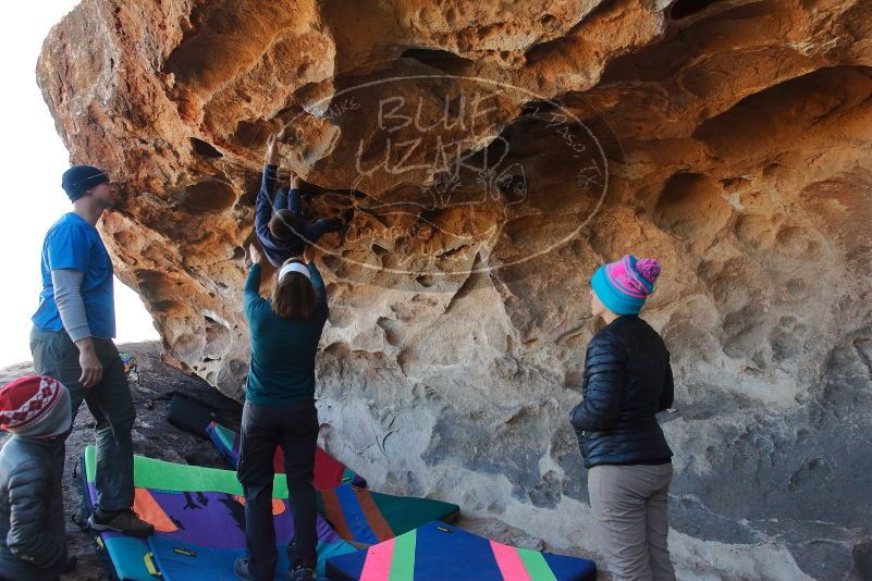 Bouldering in Hueco Tanks on 01/01/2020 with Blue Lizard Climbing and Yoga

Filename: SRM_20200101_1458390.jpg
Aperture: f/5.6
Shutter Speed: 1/250
Body: Canon EOS-1D Mark II
Lens: Canon EF 16-35mm f/2.8 L