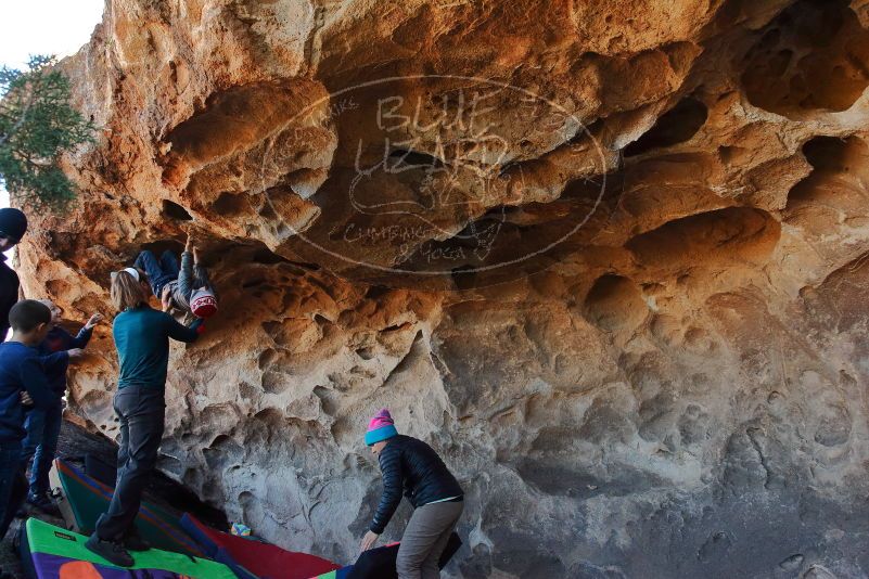 Bouldering in Hueco Tanks on 01/01/2020 with Blue Lizard Climbing and Yoga

Filename: SRM_20200101_1517370.jpg
Aperture: f/5.6
Shutter Speed: 1/250
Body: Canon EOS-1D Mark II
Lens: Canon EF 16-35mm f/2.8 L
