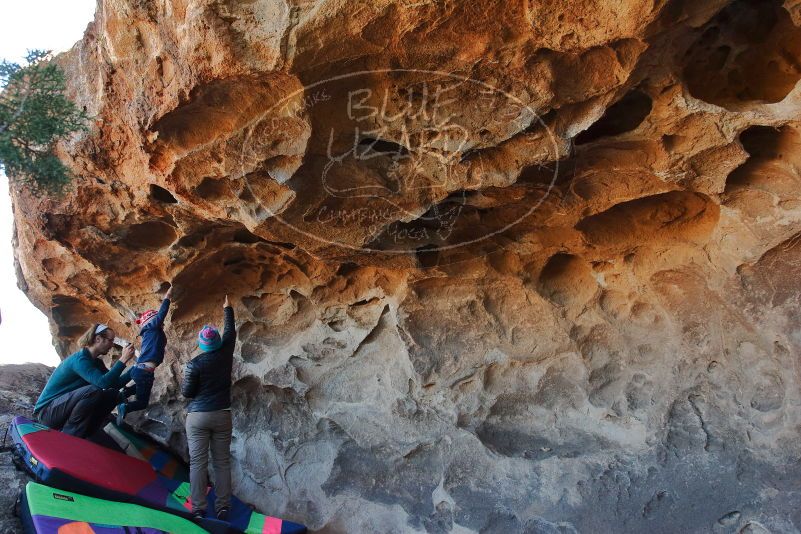 Bouldering in Hueco Tanks on 01/01/2020 with Blue Lizard Climbing and Yoga

Filename: SRM_20200101_1527180.jpg
Aperture: f/5.6
Shutter Speed: 1/250
Body: Canon EOS-1D Mark II
Lens: Canon EF 16-35mm f/2.8 L