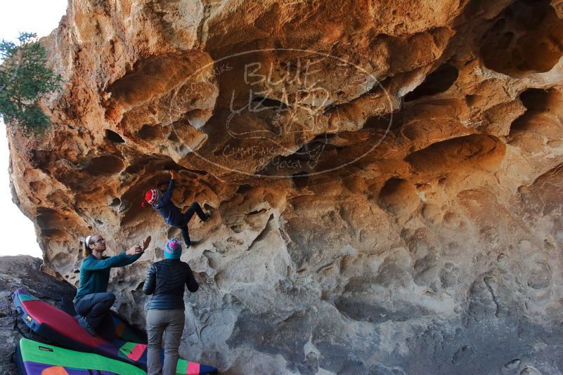 Bouldering in Hueco Tanks on 01/01/2020 with Blue Lizard Climbing and Yoga

Filename: SRM_20200101_1527290.jpg
Aperture: f/5.6
Shutter Speed: 1/250
Body: Canon EOS-1D Mark II
Lens: Canon EF 16-35mm f/2.8 L