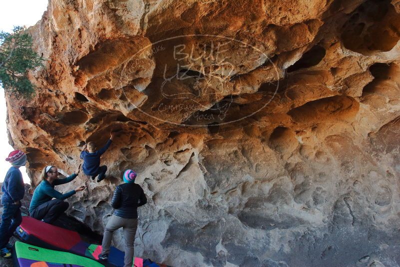 Bouldering in Hueco Tanks on 01/01/2020 with Blue Lizard Climbing and Yoga

Filename: SRM_20200101_1528330.jpg
Aperture: f/5.6
Shutter Speed: 1/250
Body: Canon EOS-1D Mark II
Lens: Canon EF 16-35mm f/2.8 L