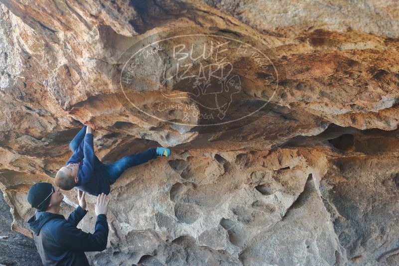 Bouldering in Hueco Tanks on 01/01/2020 with Blue Lizard Climbing and Yoga

Filename: SRM_20200101_1539040.jpg
Aperture: f/5.0
Shutter Speed: 1/250
Body: Canon EOS-1D Mark II
Lens: Canon EF 50mm f/1.8 II