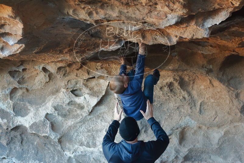 Bouldering in Hueco Tanks on 01/01/2020 with Blue Lizard Climbing and Yoga

Filename: SRM_20200101_1555040.jpg
Aperture: f/3.5
Shutter Speed: 1/250
Body: Canon EOS-1D Mark II
Lens: Canon EF 50mm f/1.8 II