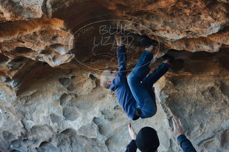 Bouldering in Hueco Tanks on 01/01/2020 with Blue Lizard Climbing and Yoga

Filename: SRM_20200101_1555220.jpg
Aperture: f/4.0
Shutter Speed: 1/250
Body: Canon EOS-1D Mark II
Lens: Canon EF 50mm f/1.8 II