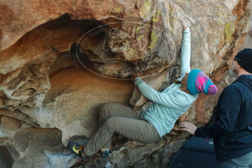 Bouldering in Hueco Tanks on 01/01/2020 with Blue Lizard Climbing and Yoga

Filename: SRM_20200101_1623260.jpg
Aperture: f/4.5
Shutter Speed: 1/320
Body: Canon EOS-1D Mark II
Lens: Canon EF 50mm f/1.8 II