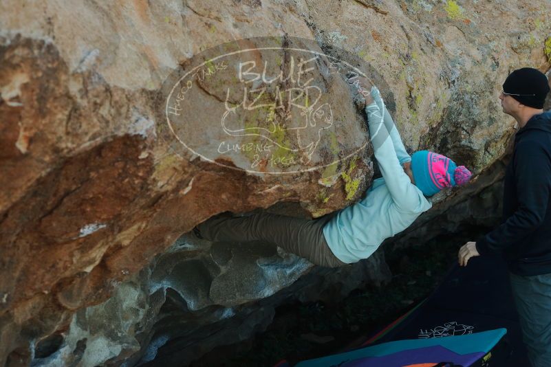 Bouldering in Hueco Tanks on 01/01/2020 with Blue Lizard Climbing and Yoga

Filename: SRM_20200101_1636510.jpg
Aperture: f/4.5
Shutter Speed: 1/250
Body: Canon EOS-1D Mark II
Lens: Canon EF 50mm f/1.8 II