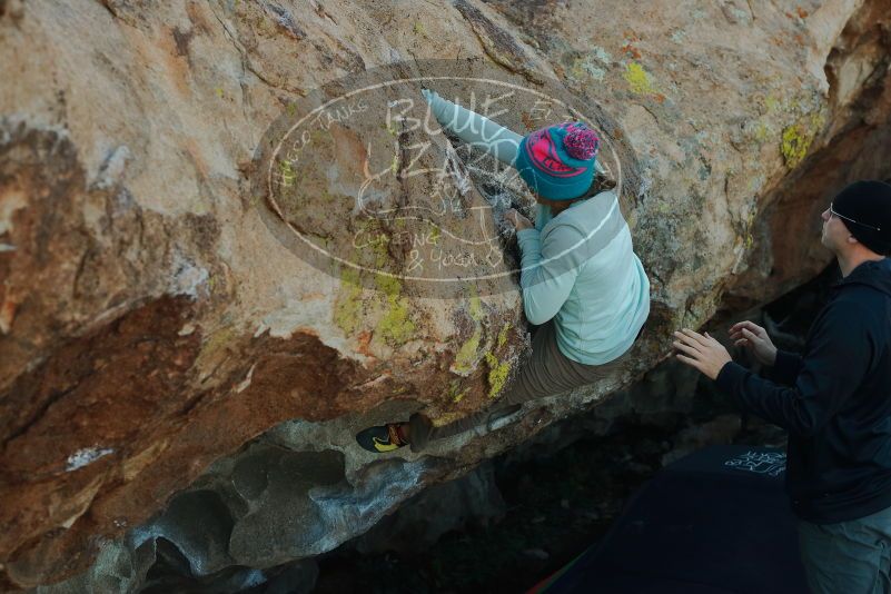 Bouldering in Hueco Tanks on 01/01/2020 with Blue Lizard Climbing and Yoga

Filename: SRM_20200101_1637040.jpg
Aperture: f/5.0
Shutter Speed: 1/250
Body: Canon EOS-1D Mark II
Lens: Canon EF 50mm f/1.8 II
